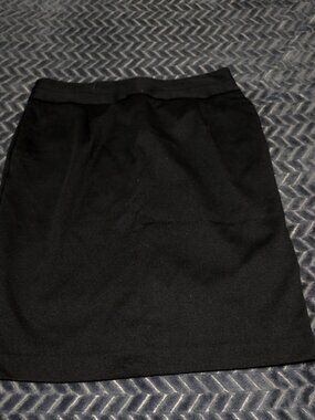 094 George Black Pencil Skirt Womens Size 8